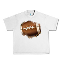 Lunar Rock leopard american football patch Urban Heavy Tee - Jasminsmagicworld