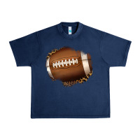 Leopard American Football Patch Urban Heavy Tee | Teevron