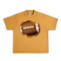 Peanut Butter leopard american football patch Urban Heavy Tee - Jasminsmagicworld