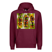 Burgundy flannels hayrides pumpkins bonfires fall Premium Hoodie - TumblerDesignByShophia