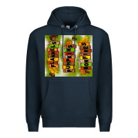 Navy flannels hayrides pumpkins bonfires fall Premium Hoodie - TumblerDesignByShophia