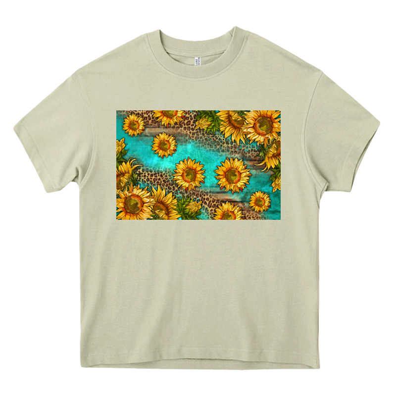 Western Sunflowers Skinny Metal Can Holder Heavy Core Tee by HRA Design Shop | Teevron
