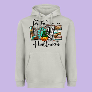 Western For The Love Of Halloween Heavyweight Hoodie Designed By Texasbilliewilder