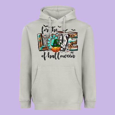 Western For The Love Of Halloween Heavyweight Hoodie Designed By Texasbilliewilder