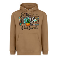 Toasted Coconut Western For The Love of Halloween Heavyweight Hoodie - texasbilliewilder
