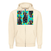 Sandshell Chimpanzee And Banana Zipper Hoodie - LillyAllenDesigns