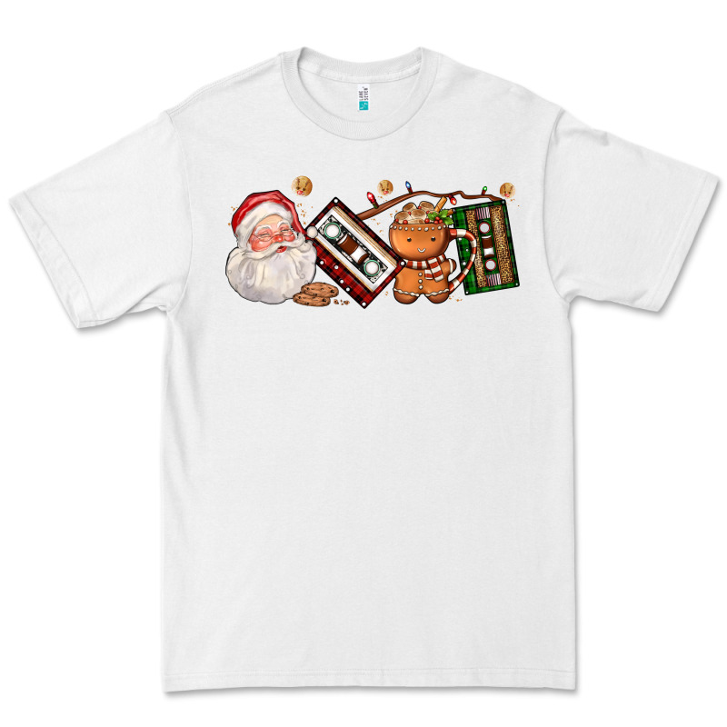 Coffee Cup Santa Cassette Cookie Premium Tee by FaDigitalArtStudio | Teevron
