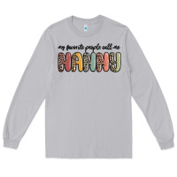Moon Dust my favorite people call me nanny Long Sleeve Tee - MaliasSmallBusiness