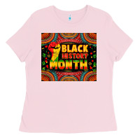 Bubblegum Pink Black History Month Ladies Tee - Zillion Design Studio