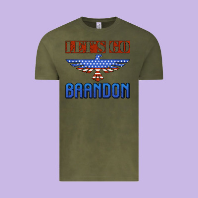 Let's Go Brandon Thunderbird Vintage Tee Designed By Jasminsmagicworld