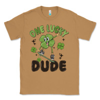 Toasted Coconut one lucky dude Classic Tee - MaliasSmallBusiness
