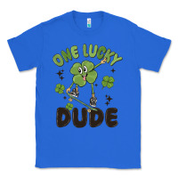True Royal one lucky dude Classic Tee - MaliasSmallBusiness