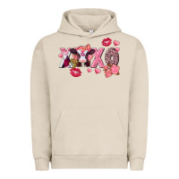 Pigment French Oak Xoxo baby Cow Valentine's Day Urban Hoodie - FaDigitalArtStudio