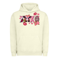 Pigment Pistachio Xoxo baby Cow Valentine's Day Urban Hoodie - FaDigitalArtStudio
