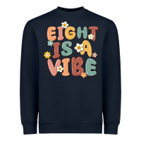 Navy eight is a vibe Heavyweight Sweatshirt - MaliasSmallBusiness