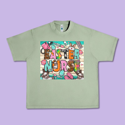 Easter Day Nurse Urban Heavy Tee Designed By Nancycooperartshop
