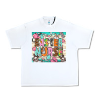 White Easter Day Nurse Urban Heavy Tee - NancyCooperArtShop