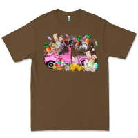 Cacao easter day farm animals truck Premium Tee - RacoonDesign