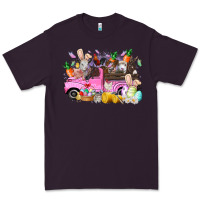 Plum easter day farm animals truck Premium Tee - RacoonDesign