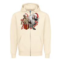 Sandshell Christmas Baboon Baby And Mama Zipper Hoodie - LillyAllenDesigns