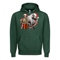 Sports Green Christmas Baboon Baby And Mama Zipper Hoodie - LillyAllenDesigns