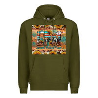 Army Green lpn licensed practical nurse Premium Hoodie - JahusDesignShop