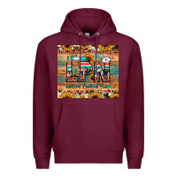 Burgundy lpn licensed practical nurse Premium Hoodie - JahusDesignShop
