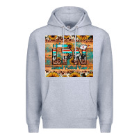 Heather Grey lpn licensed practical nurse Premium Hoodie - JahusDesignShop