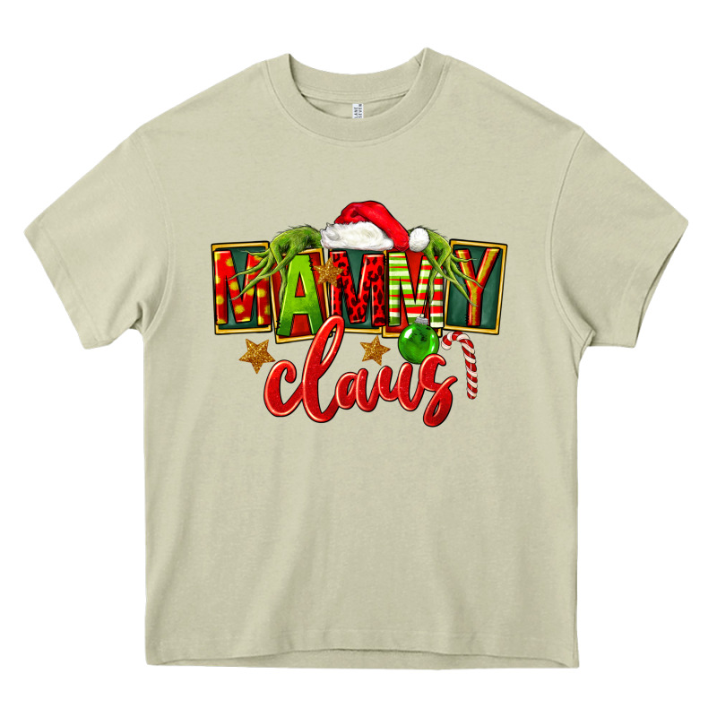 Christmas Mammy Claus Heavy Core Tee by FaDigitalArtStudio | Teevron