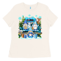 Bone snowman gnome truck Ladies Tee - texasbilliewilder