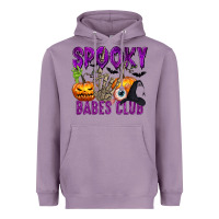 Lavender Spooky babes club Heavyweight Hoodie - texasbilliewilder