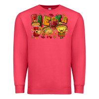 Cardinal Fiesta with taco, nacho, souce Premium Sweatshirt - NancyCooperArtShop