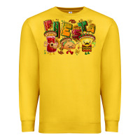 Lemon Fiesta with taco, nacho, souce Premium Sweatshirt - NancyCooperArtShop