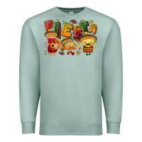 Seafoam Fiesta with taco, nacho, souce Premium Sweatshirt - NancyCooperArtShop
