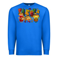 True Royal Fiesta with taco, nacho, souce Premium Sweatshirt - NancyCooperArtShop