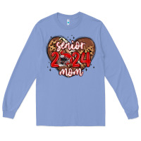Colony Blue senior 2024 mom football Long Sleeve Tee - MaliasSmallBusiness