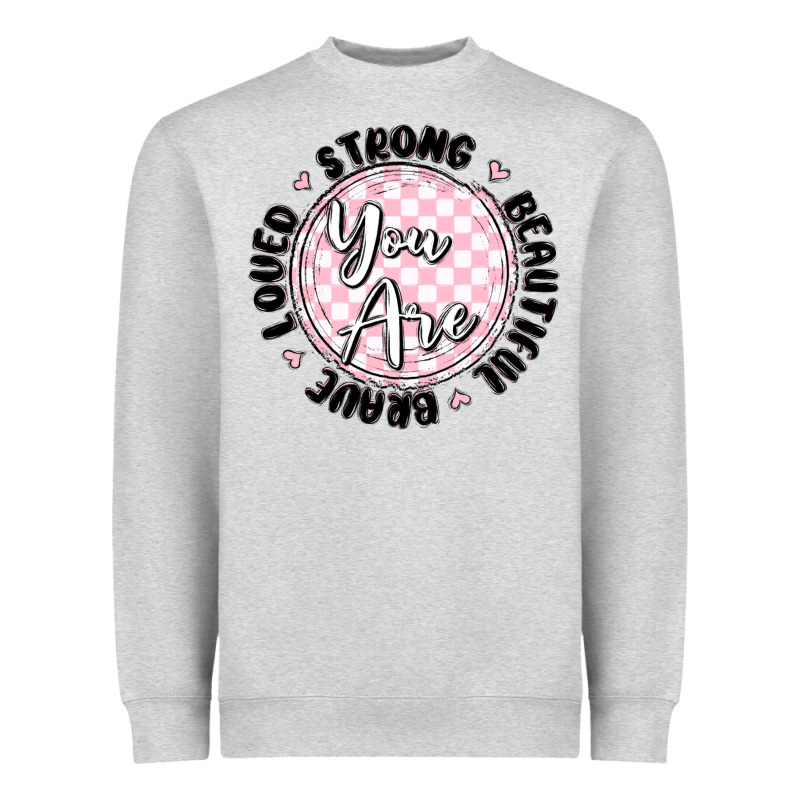 You Are Strong Heavyweight Sweatshirt by MaliasSmallBusiness | Teevron