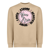 Mushroom you are strong Heavyweight Sweatshirt - MaliasSmallBusiness