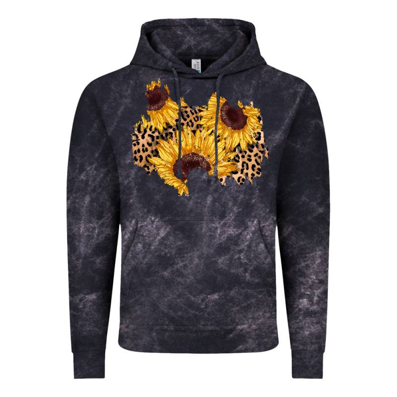 Sunflower Leopard Patch Vintage Hoodie by AdoDesignShop | Teevron