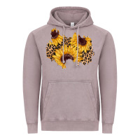 Vintage Zinc sunflower leopard patch Vintage Hoodie - AdoDesignShop