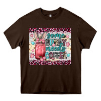 Chocolate Brown Some bunny needs coffee 20oz tumbler Heavy Core Tee - Neo Western