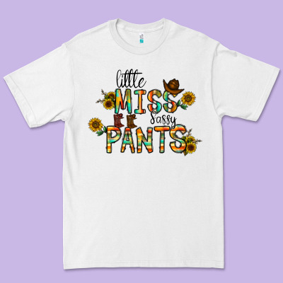 Little Mıss Sassy Pants Premium Tee Designed By Cowhidedigitalart