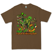 Cacao shamrockscrusher t rex and horseshoe Premium Tee - AdoDesignShop