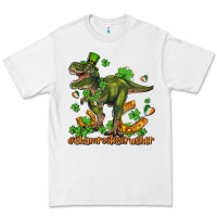 White shamrockscrusher t rex and horseshoe Premium Tee - AdoDesignShop
