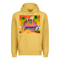 Antique Gold summer truck Premium Hoodie - TumblerDesignByShophia