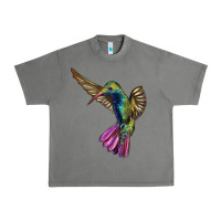 Tornado Flying Ruby Throated Hummingbird Urban Heavy Tee - LillyAllenDesigns