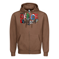 Chestnut Office Squad Christmas Zipper Hoodie - LillyAllenDesigns