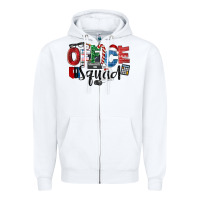 White Office Squad Christmas Zipper Hoodie - LillyAllenDesigns