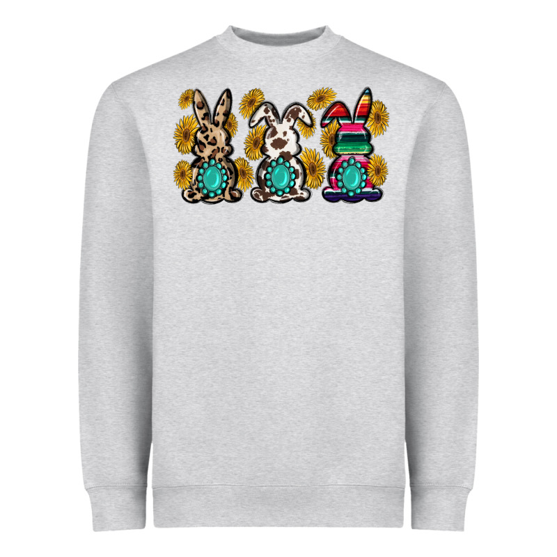 Western Bunny Heavyweight Sweatshirt by MaliasSmallBusiness | Teevron