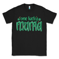 Black one lucky mama Classic Tee - MaliasSmallBusiness
